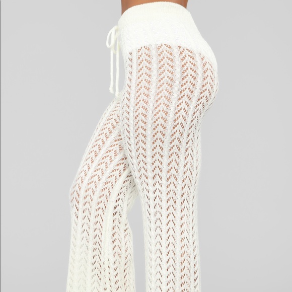 Crochet Pants - Cream - Picture 9 of 12